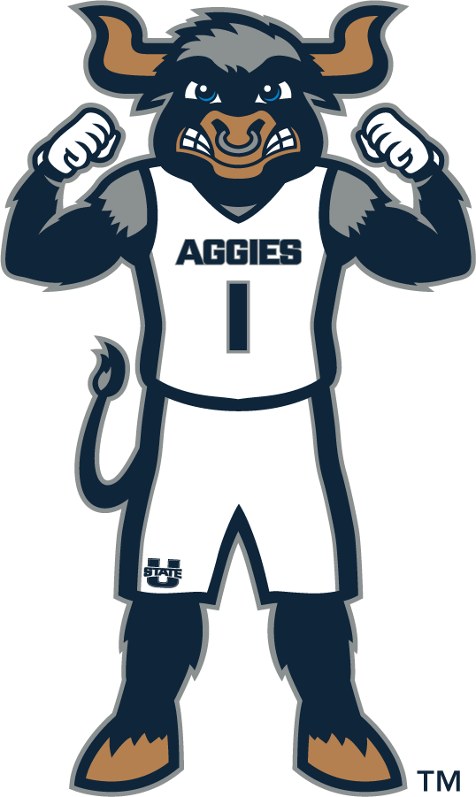 Utah State Aggies 2019-Pres Mascot Logo v3 diy iron on heat transfer
